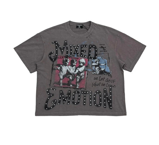 Mixed Emotion - Grey "Friends" Shirt