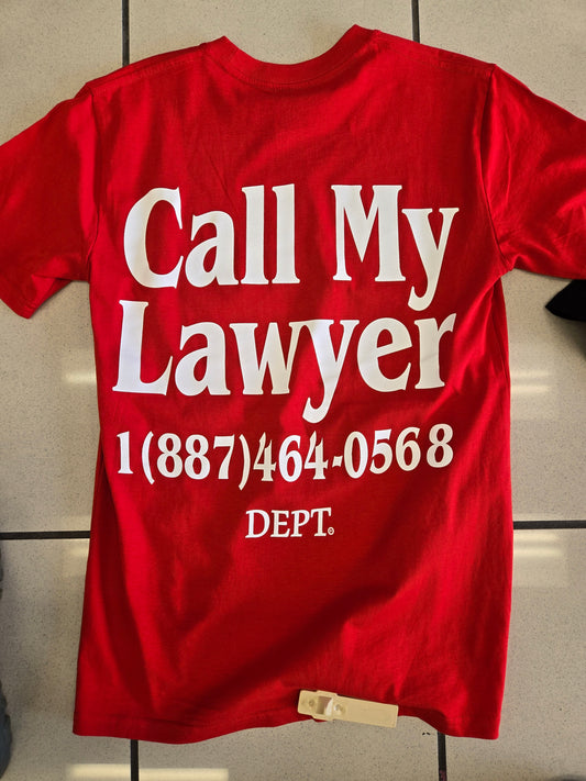 Beast - Red "Call My Lawyer" Shirt