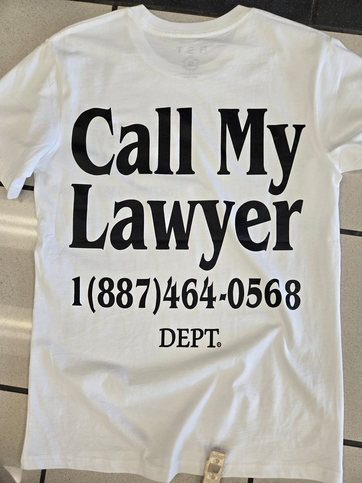 Beast - Cream "Call My Lawyer" Shirt
