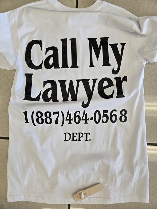 Beast - White "Call My Lawyer" Shirt